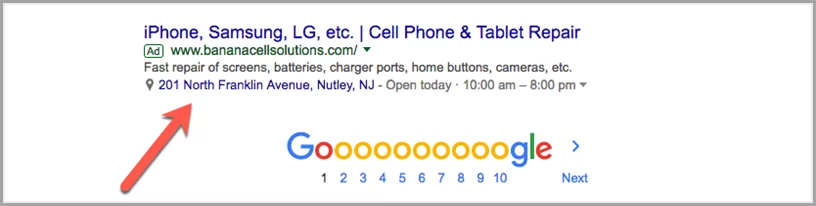 location-extension-google-ads-example