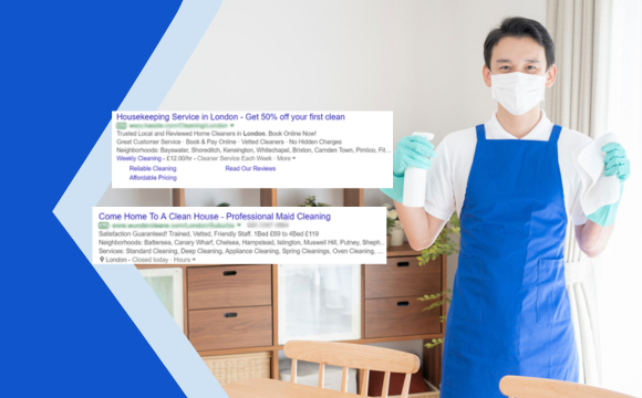 White Label PPC Management for House Cleaning-General Cleaning