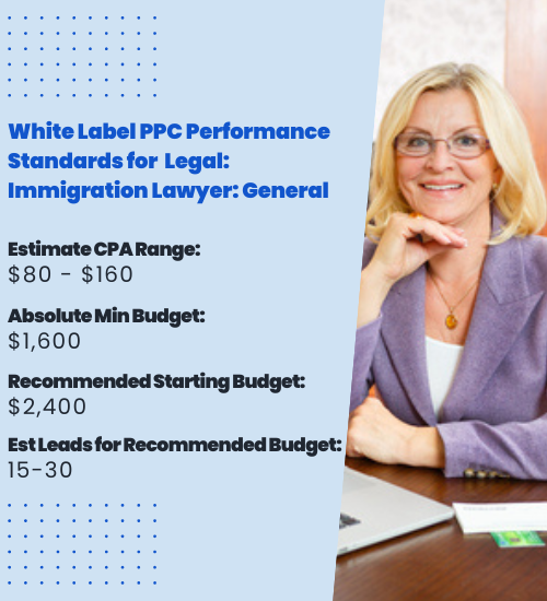 White Label PPC Management for Legal Immigration Lawyer General