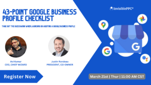 Webinar on Google Business Profile Checklist