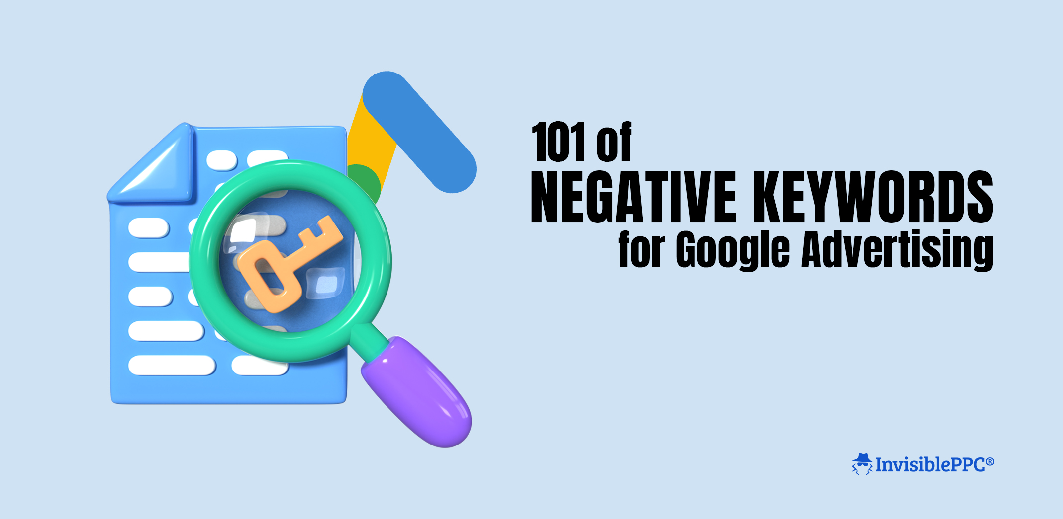101 of Negative Keywords for Google Advertising